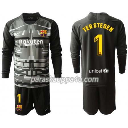 FC Barcelona Maalivahti TER STEGEN 1 Lasten pelipaita IV 2019-2020 Pitkähihainen (+ shortsit)